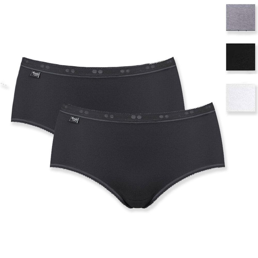 Sloggi Donna 2 Slip Basic Midi S15 - Passarelli Biancheria