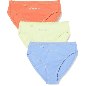 Sloggi Donna Weekend Tai C3P Confezione 3 Slip M018 S15 - Passarelli Biancheria