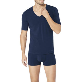 Sloggi Uomo Maglia Intima Elastica Scollo V Zero Feel V-Neck S30 - Passarelli Biancheria