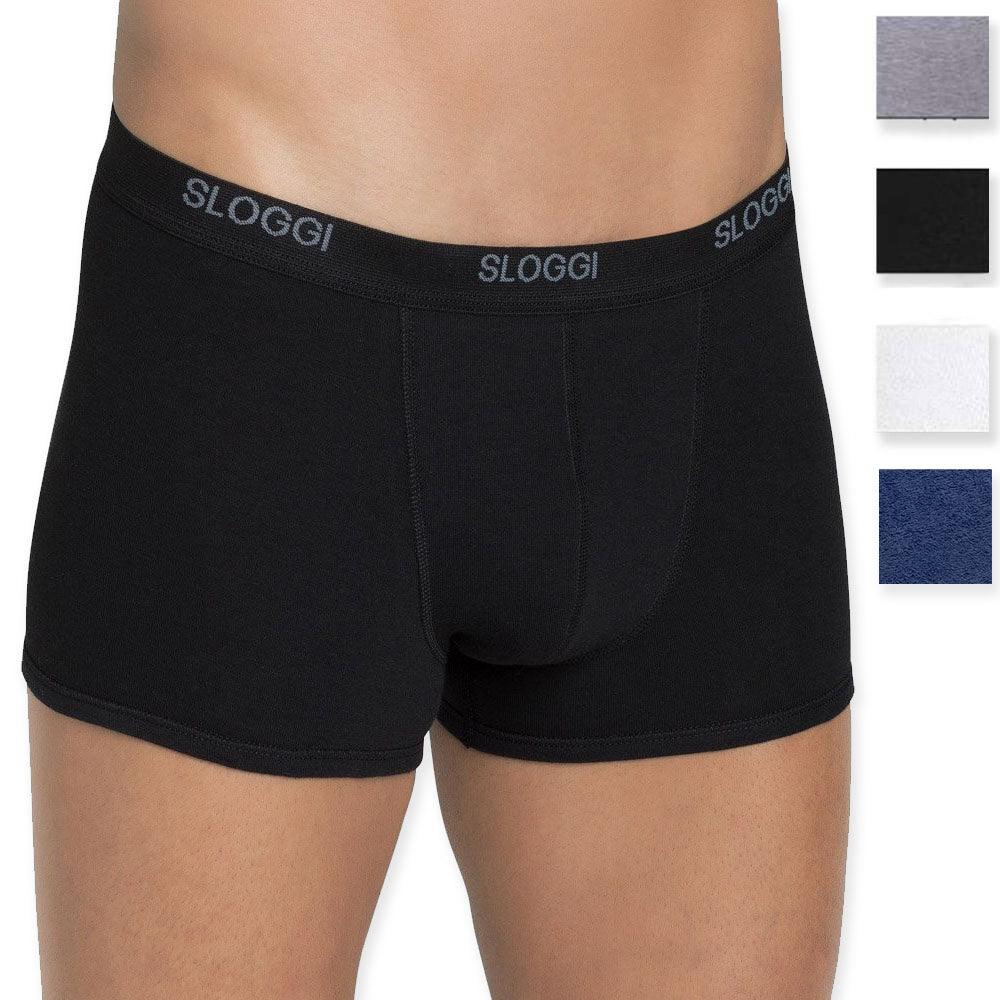 Sloggi Uomo Basic Short Bipack Confezione 2 Boxer S18 - Passarelli Biancheria