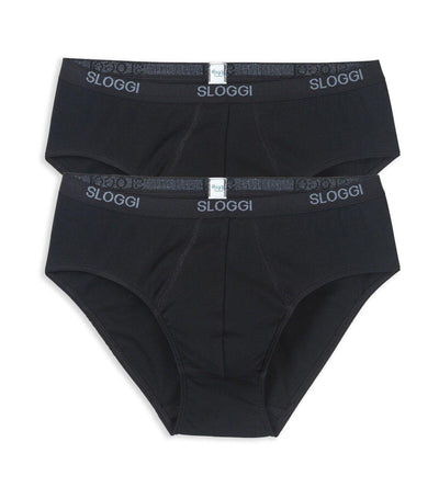 Sloggi Uomo Basic Midi Confezione da 2 Slip S16 - Passarelli Biancheria