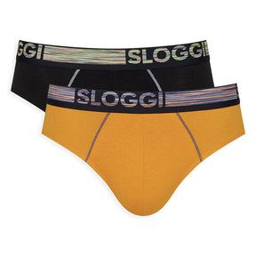 Sloggi Uomo Go ABC Midi Natural Confezione da 2 Slip 10211768 S14 - Passarelli Biancheria