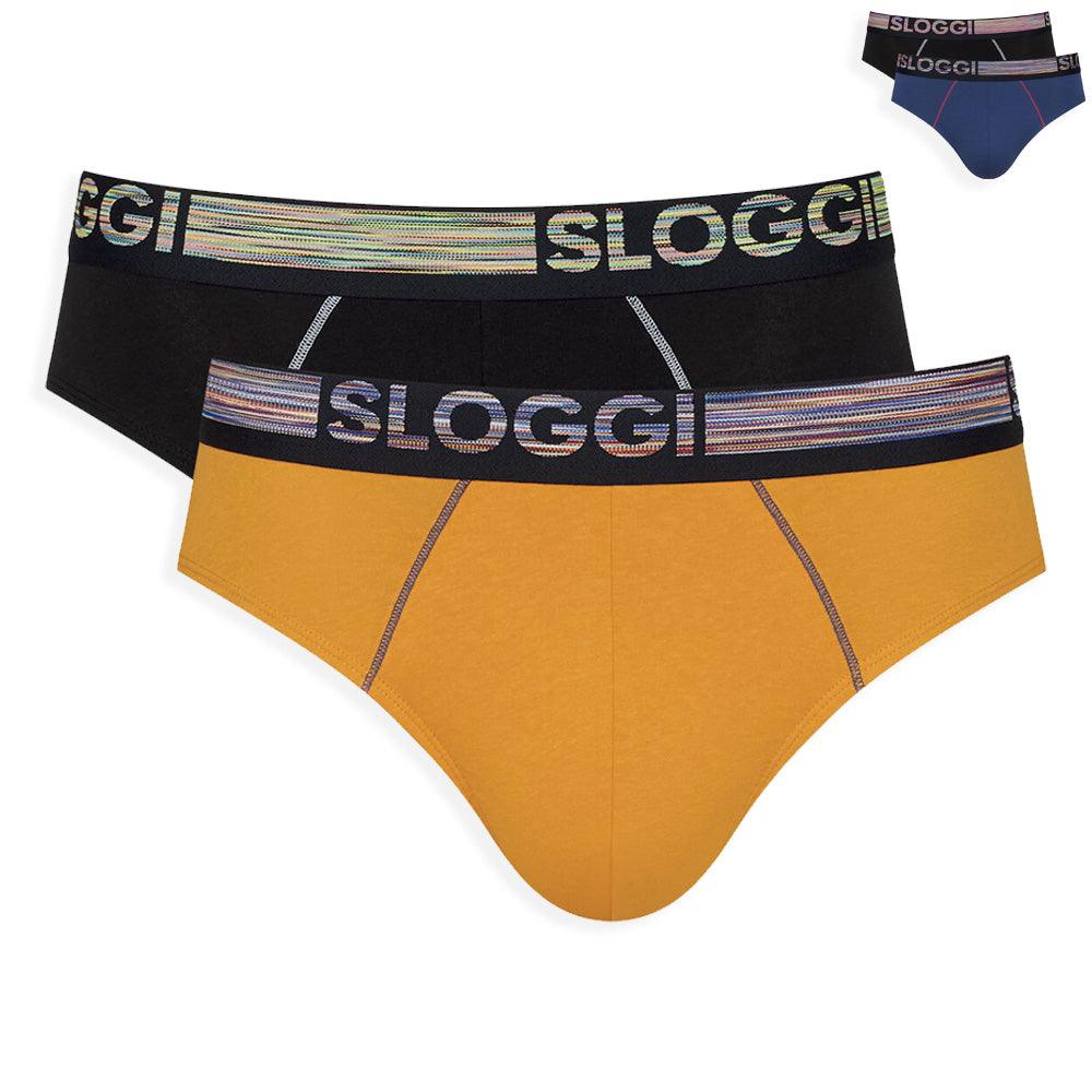 Sloggi Go abc Midi 6p slip heren, Wit, S Sloggi Go abc Midi 6p slip heren, Wit, S
