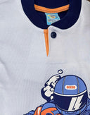 Soffici Colori Pigiama Invernale da Bimbo in Caldo Cotone Felpina D20 - Passarelli Biancheria