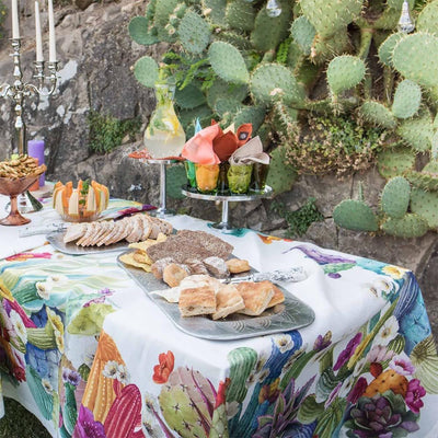 Tessitura Toscana Telerie Tovaglia da Tavola in 100% Puro lino Kactus - Passarelli Biancheria