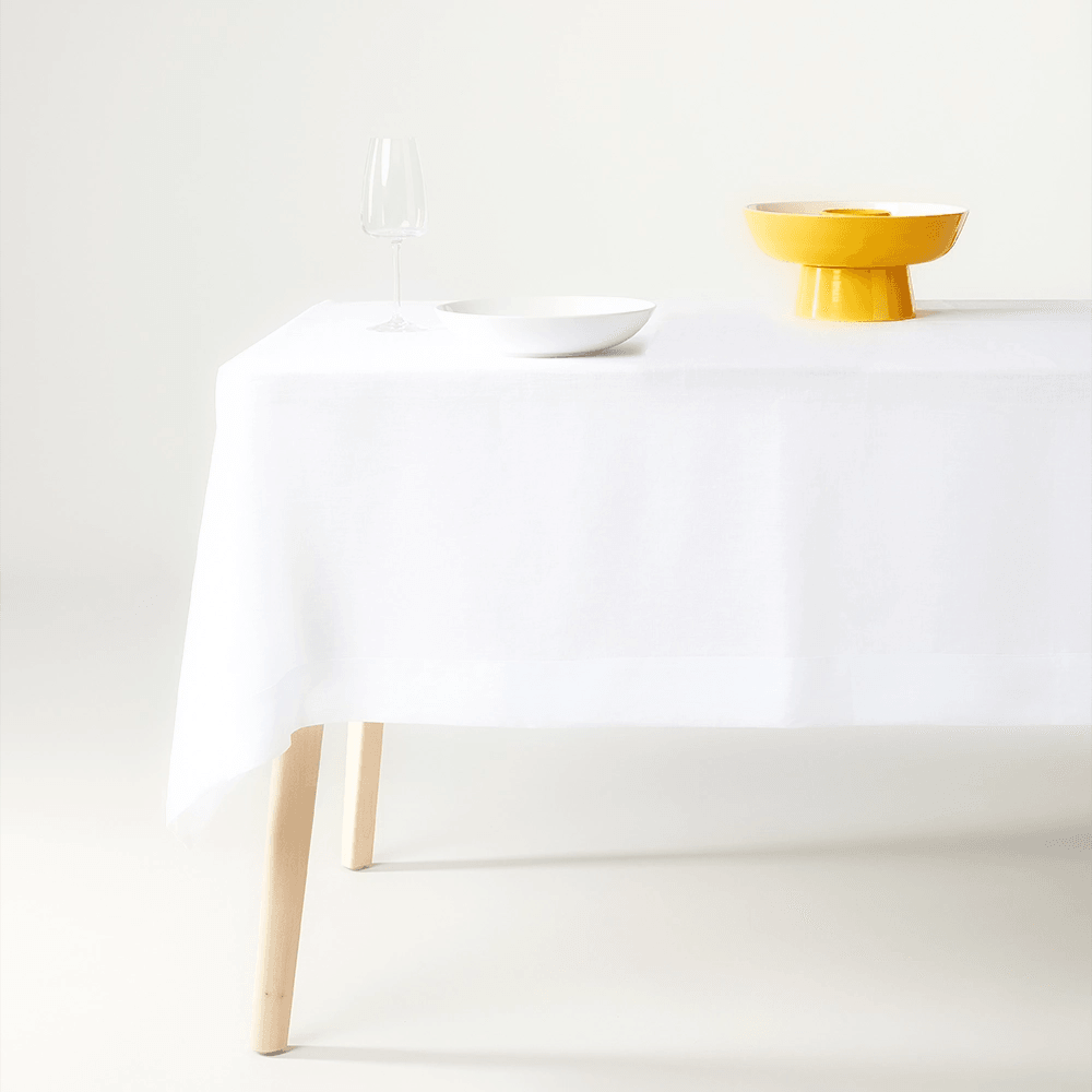 Tessitura Toscana Telerie Tovaglia in Puro Lino Tinta Unita Tiziano - Varie Dimensioni - Passarelli Biancheria