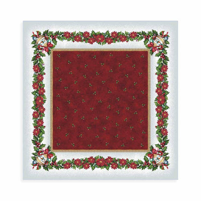 Tessitura di Arconate Copri Tavola in Gobelin 140x240 Bells S37 - Passarelli Biancheria