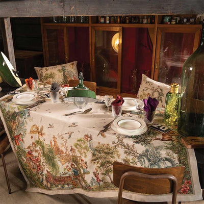 Toscana Telerie Tovaglia da Tavola in 100% Puro lino Fabuleux - Varie Dimensioni - Passarelli Biancheria