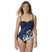 Triumph Costume Intero da Donna Botanical Leaf OPD 10207931 S86 - Passarelli Biancheria