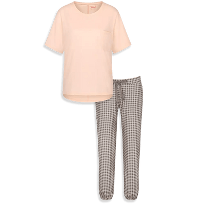 Triumph Pigiama Estivo da Donna Mix e Match 10214847+10215196 Pesca S54 - Passarelli Biancheria