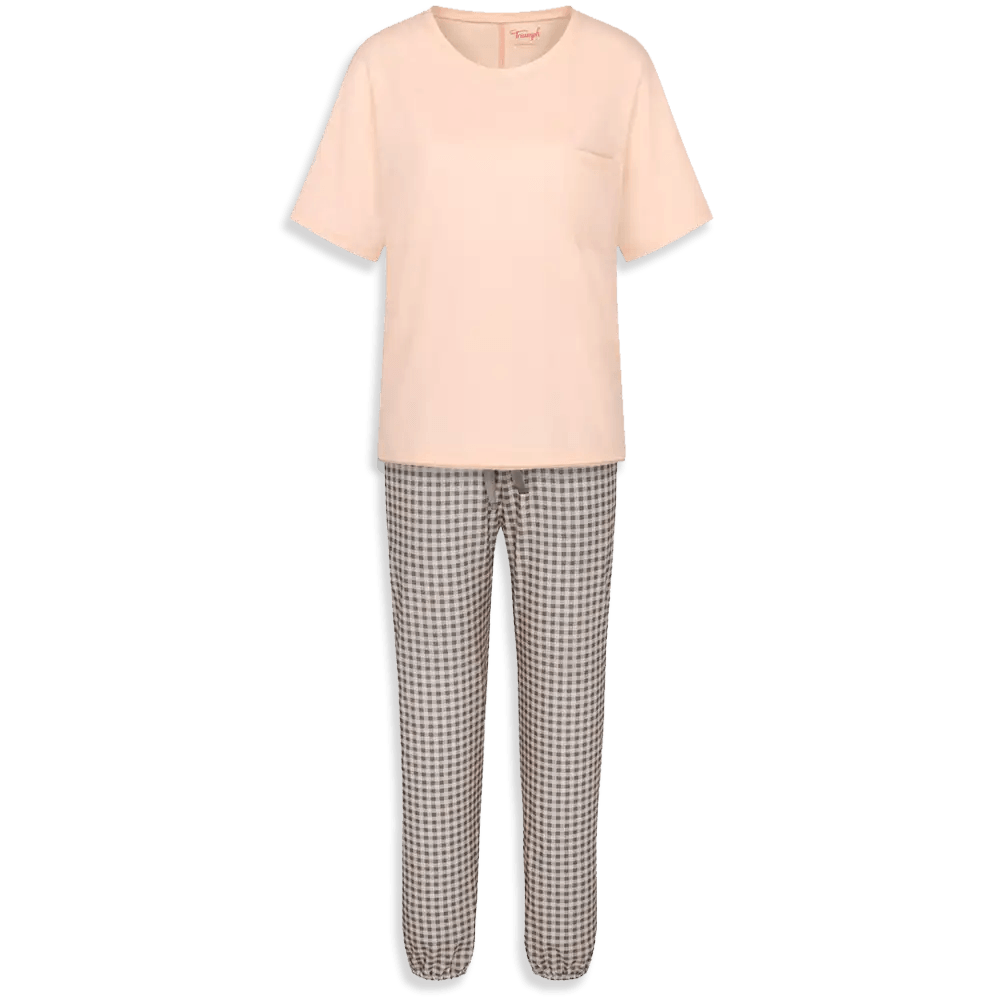 Triumph Pigiama Estivo da Donna Mix e Match 10214847+10215196 Pesca S54 - Passarelli Biancheria