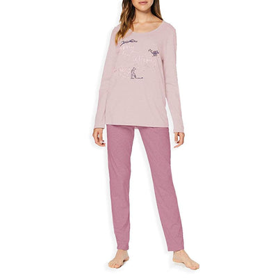 Triumph Pigiama da Donna Cotone Maniche Lunghe Sets 10198926 S27 - Passarelli Biancheria