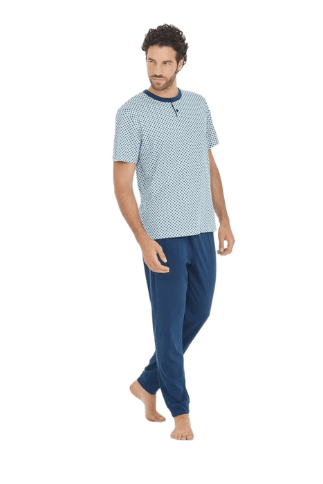 Ragno Pigiama da Uomo 3 Pezzi Maniche Corte U444NT S30