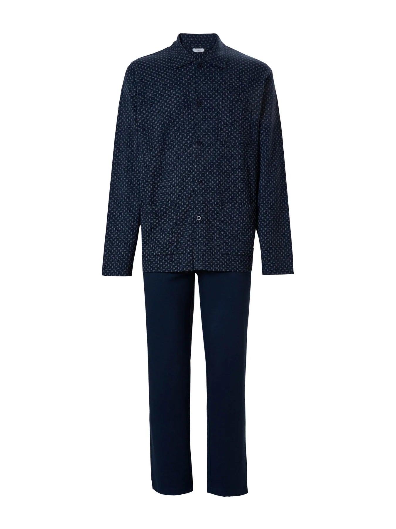 Ragno Pigiama da Uomo in Caldo Cotone Aperto U544N7 S38 - Passarelli Biancheria