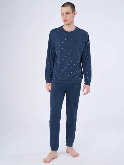 Ragno Pigiama Cotone Leggero da Uomo U653N1 S32 - Passarelli Biancheria