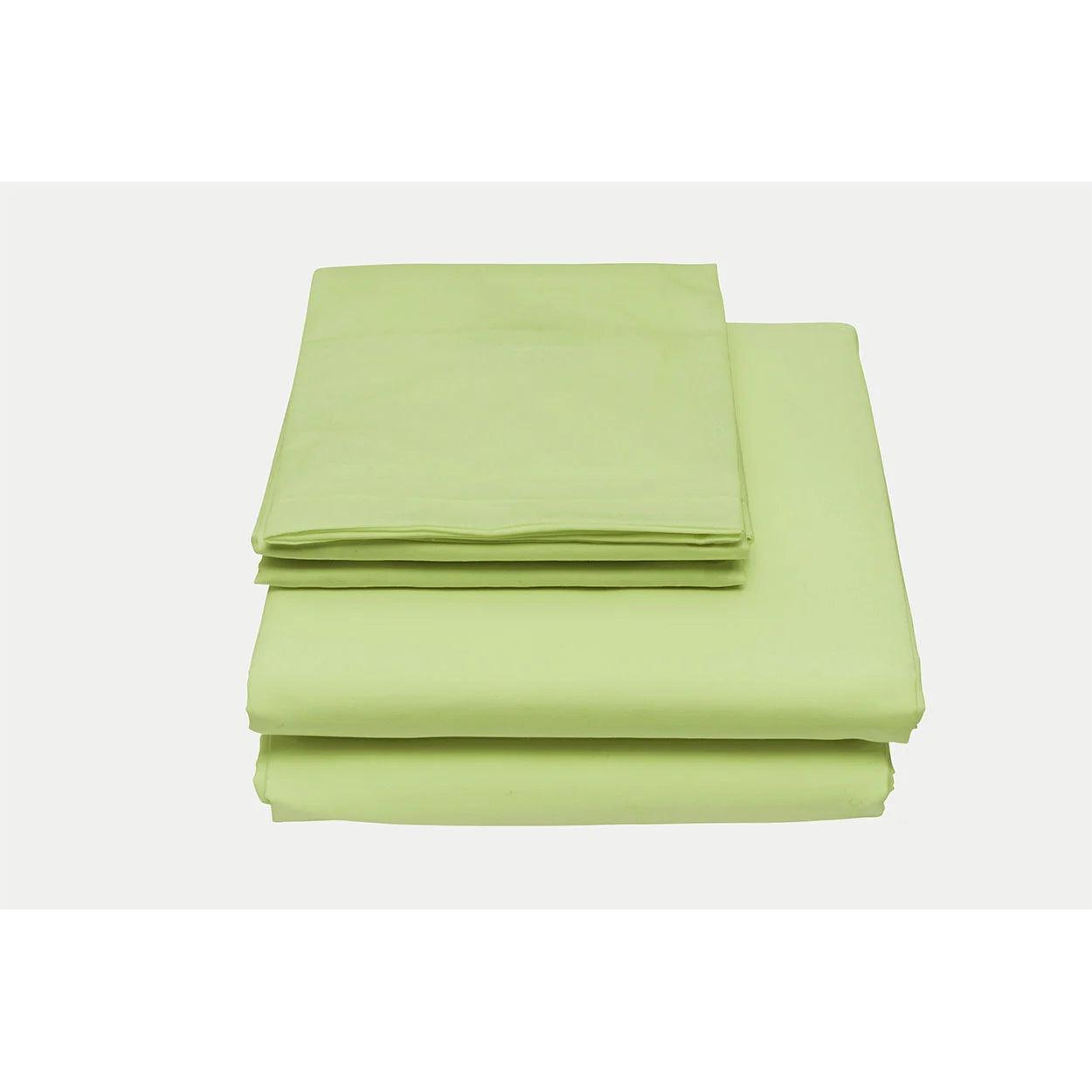 Completo Lenzuola in Puro Cotone Tinta Unita Colors Matrimoniale B42 - Passarelli Biancheria