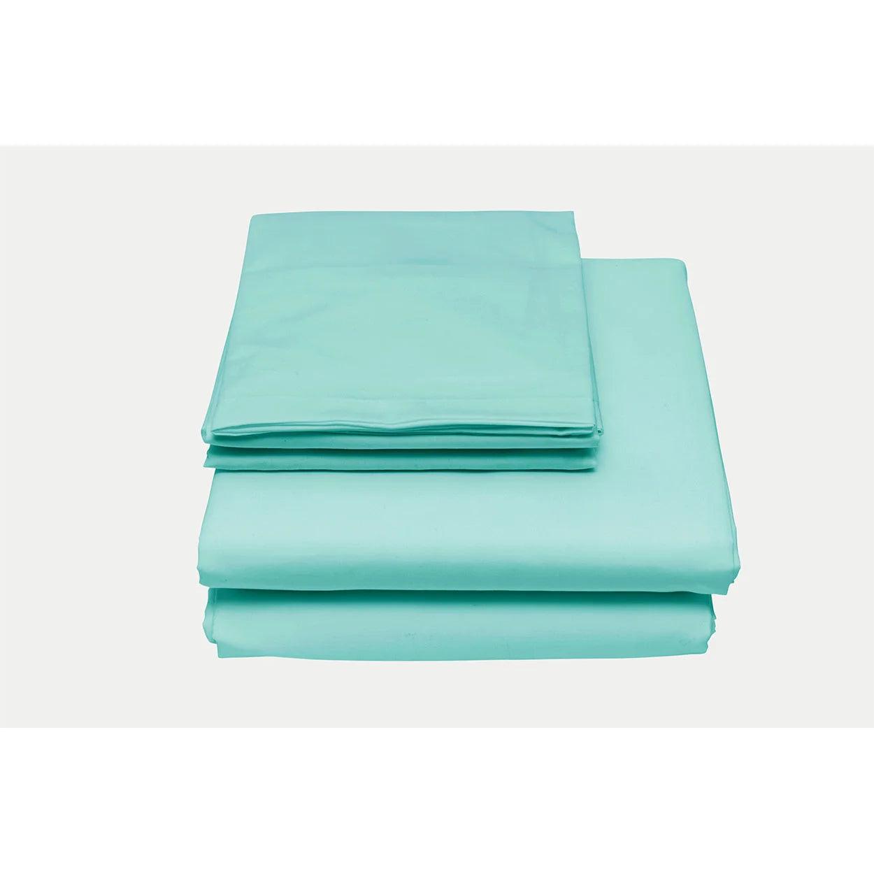 Completo Lenzuola in Puro Cotone Tinta Unita Colors Matrimoniale B42 - Passarelli Biancheria