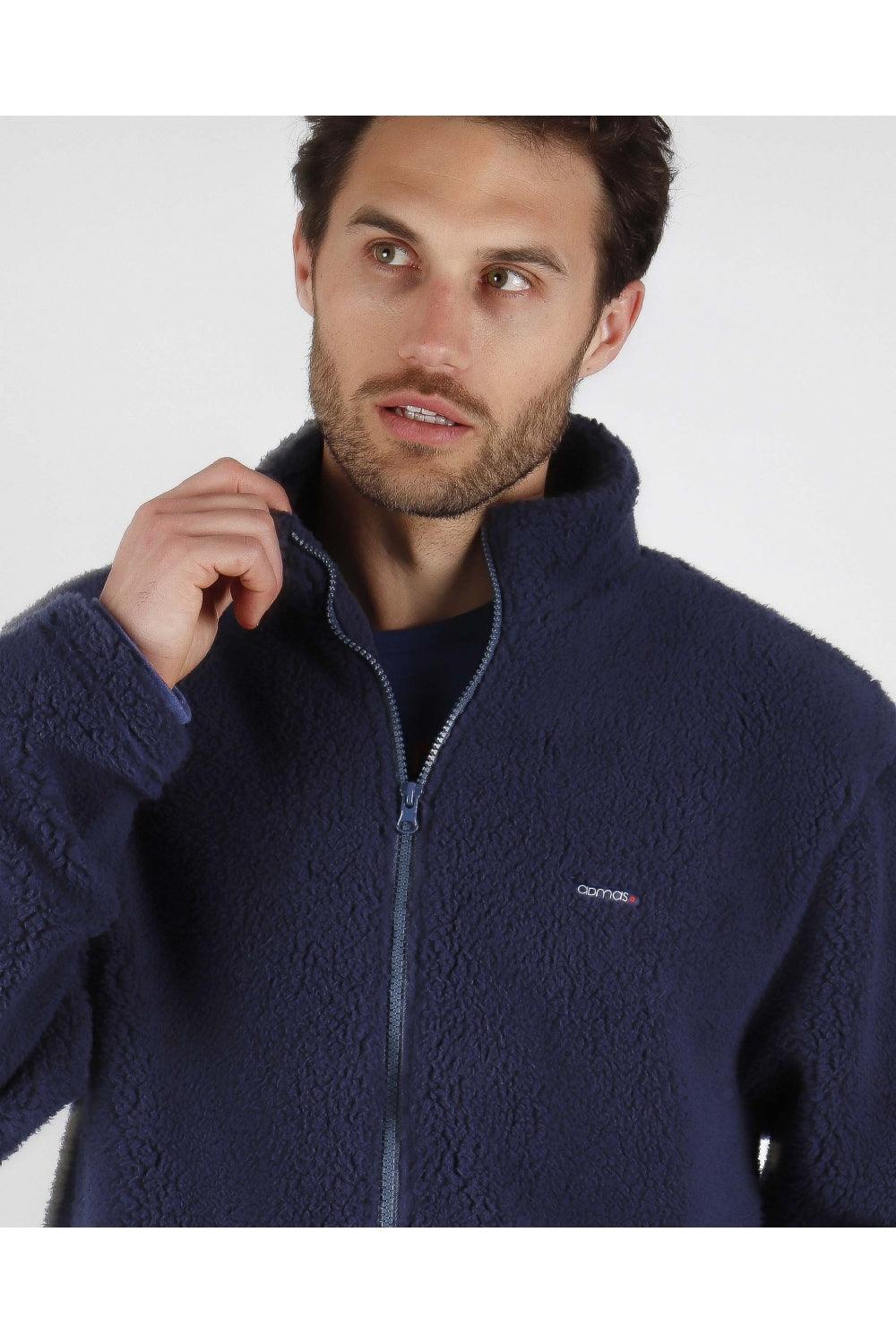 Admas Giacca da Camera per Uomo in Caldo Speeper con Cerniera 57540 S27 - Passarelli Biancheria