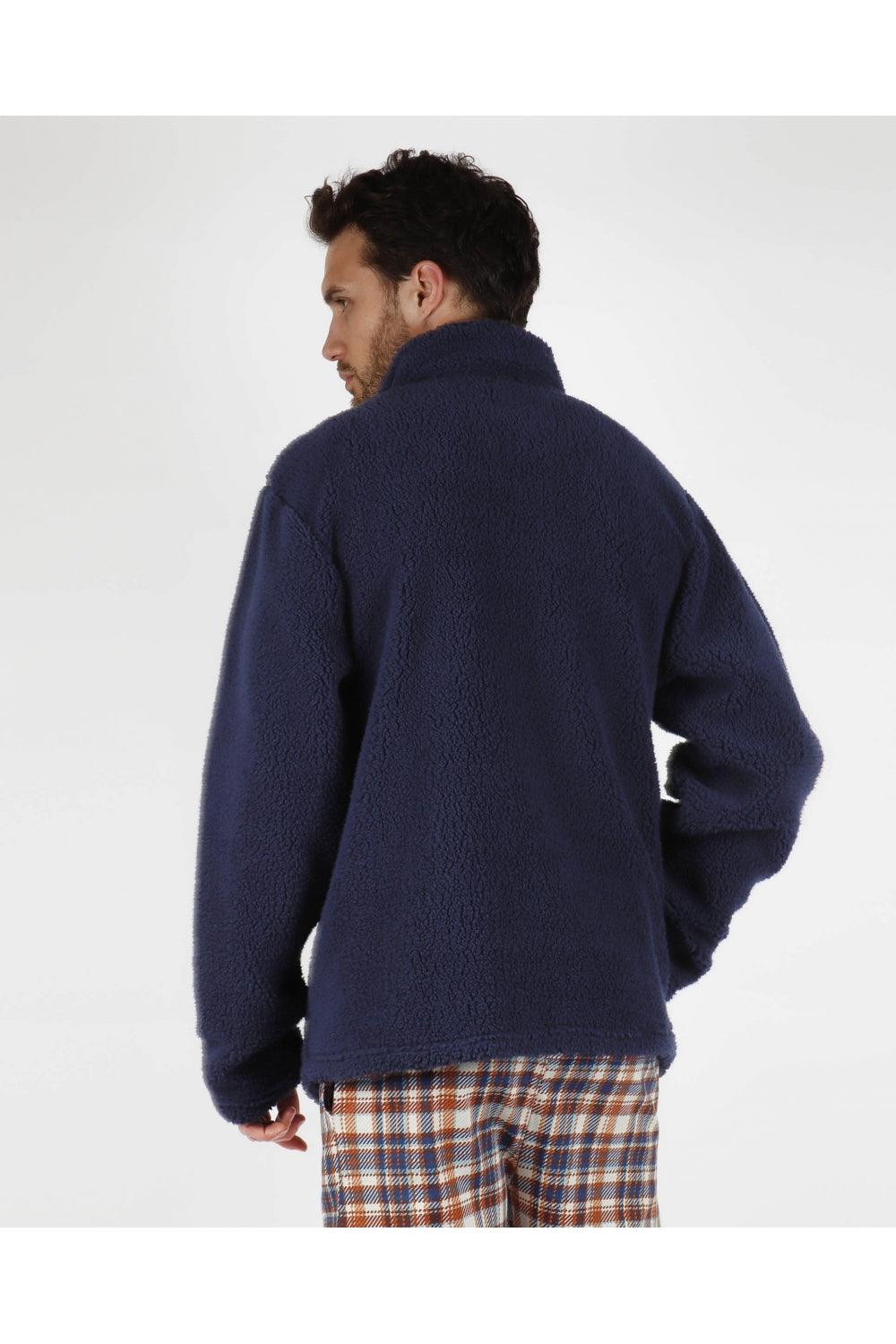 Admas Giacca da Camera per Uomo in Caldo Speeper con Cerniera 57540 S27 - Passarelli Biancheria