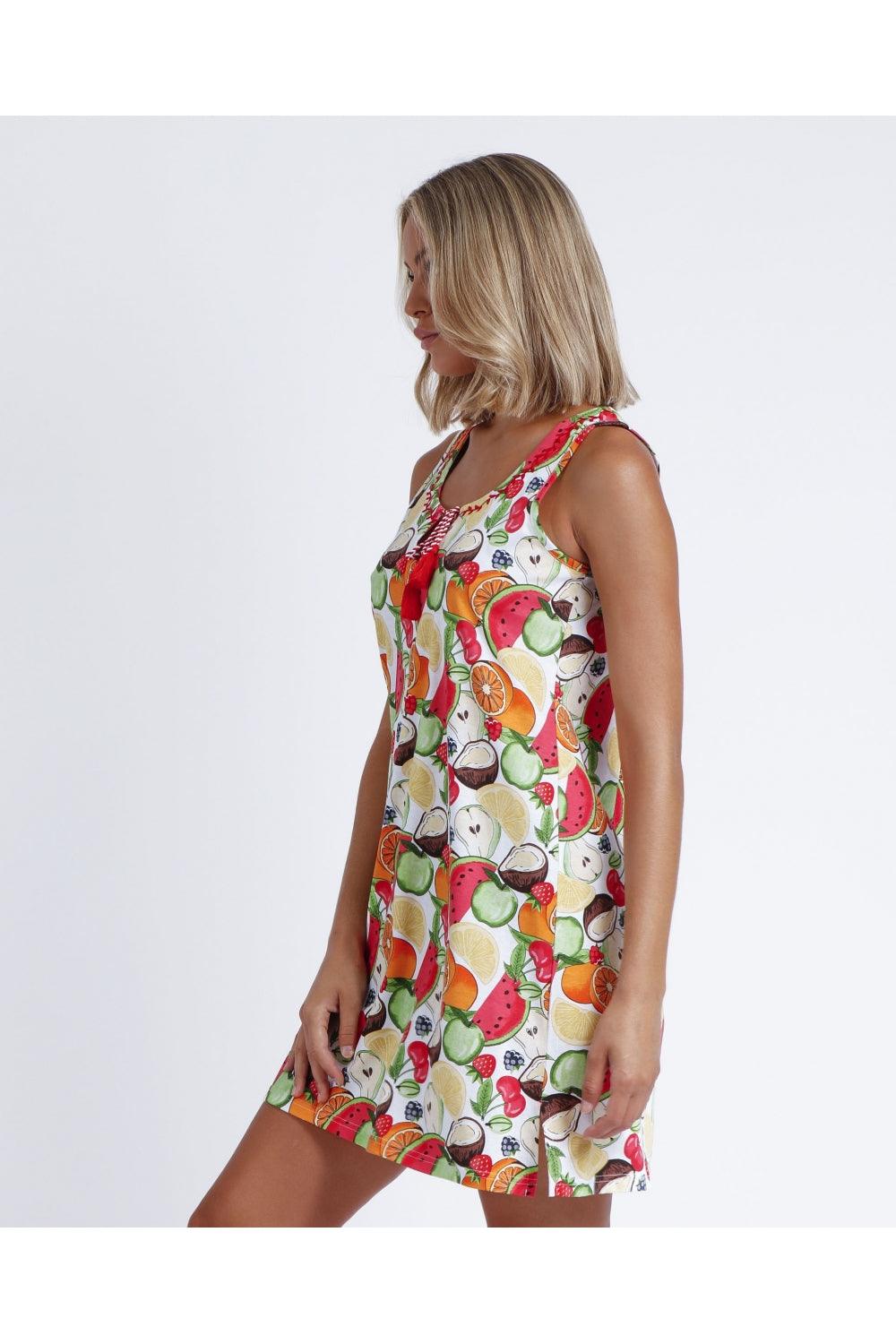 Admas Camicia da Notte per Donna a Spalline 61108 S23 - Passarelli Biancheria