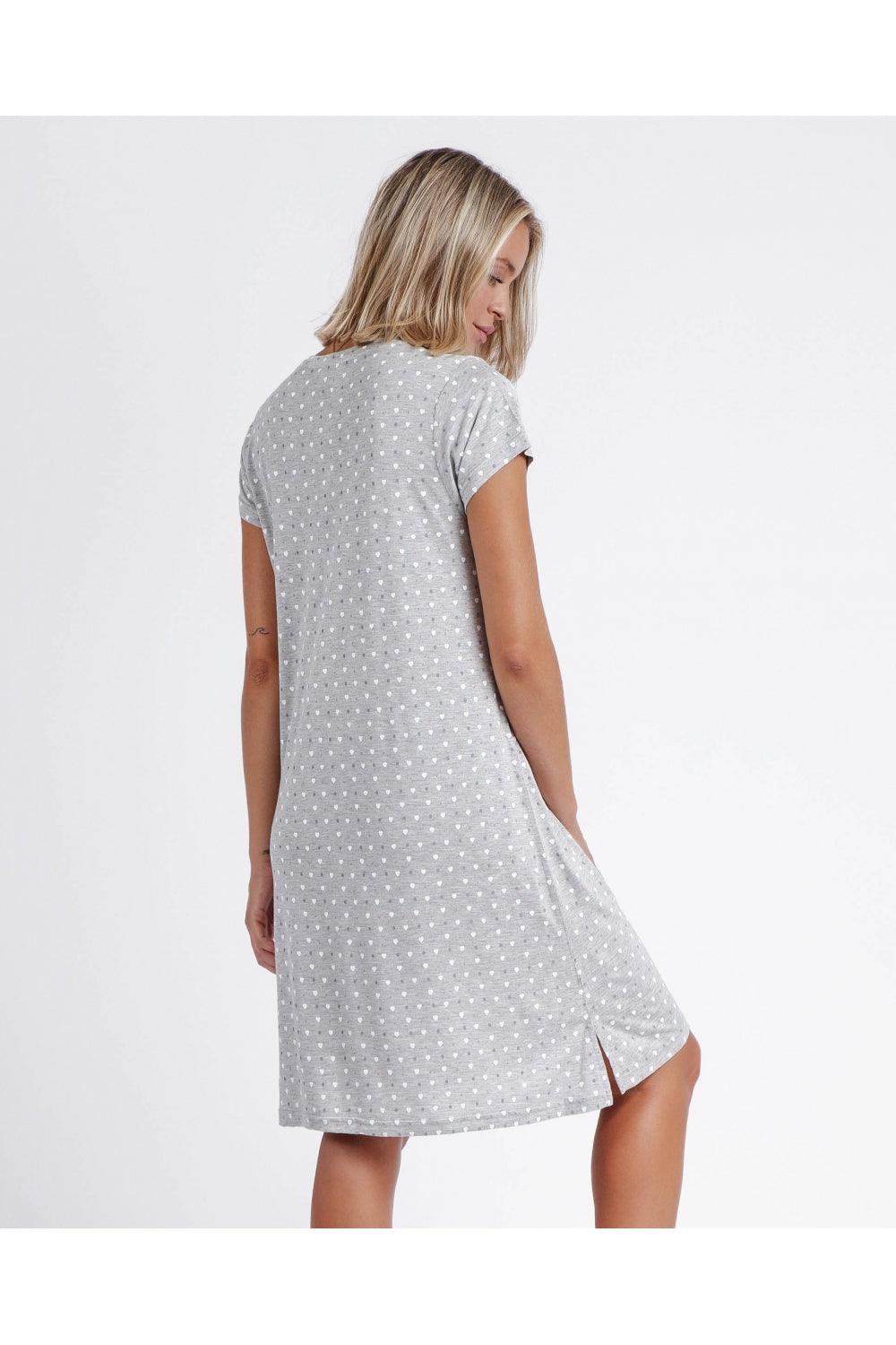 Admas Camicia da Notte Maniche Corte Love 61162 S22 - Passarelli Biancheria