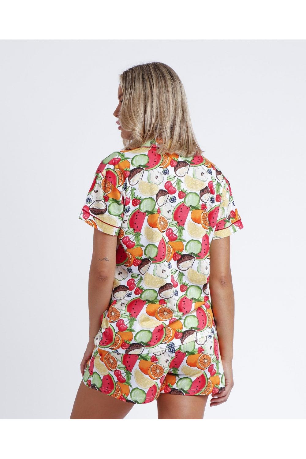 Admas Pigiama Corto da Donna con Apertura 60144 S26 - Passarelli Biancheria