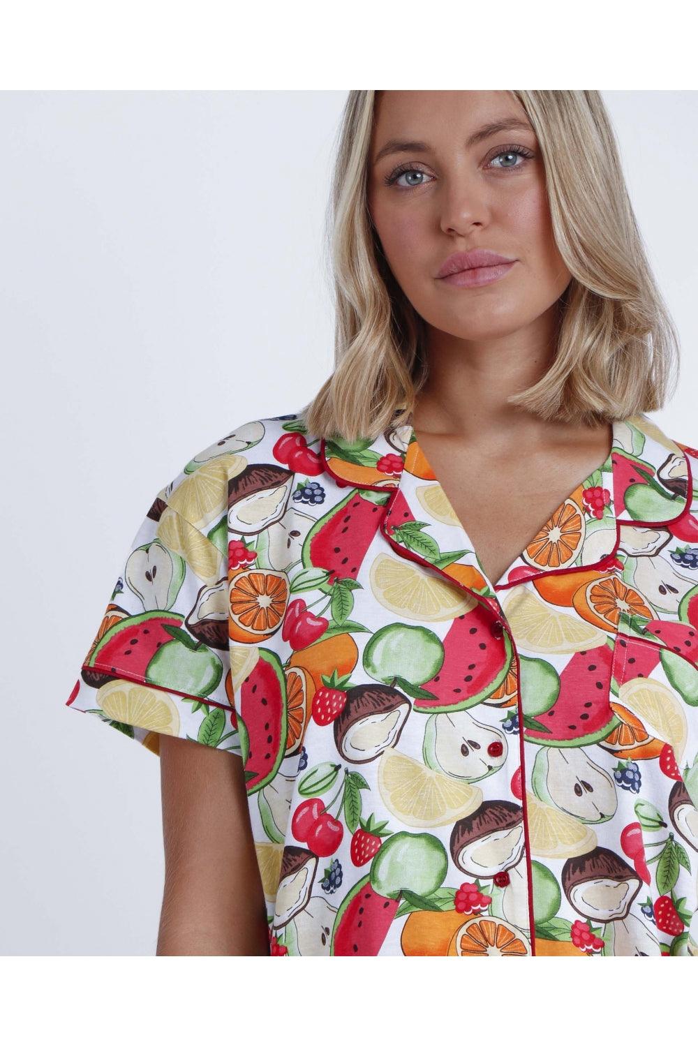 Admas Pigiama Corto da Donna con Apertura 60144 S26 - Passarelli Biancheria