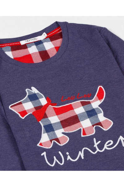 Admas Pigiama da Bimba in Caldo Cotone Winter Scottish 56205 S23 - Passarelli Biancheria