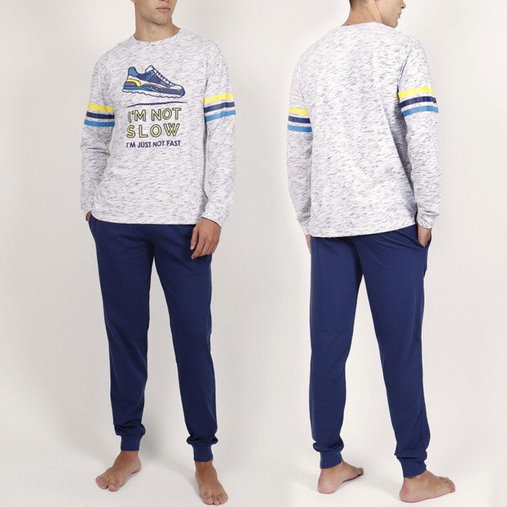 Admas Pigiama da Uomo Caldo Cotone Leggero 54790 S32 - Passarelli Biancheria