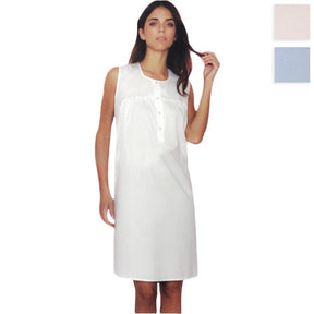 Amica Camicia Notte Spalla Larga Batista di Cotone 81A579 S33 - Passarelli Biancheria