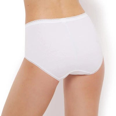 Playtex Slip Midi da Donna Cotone e Pizzo P00BT S85 - Passarelli Biancheria