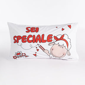 Happy People Fanta Federe 50x80cm Stampata Messaggi Sei Speciale D15 - Passarelli Biancheria