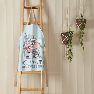 Happy People Grembiule Cucina Lavare i Piatti S19 - Passarelli Biancheria