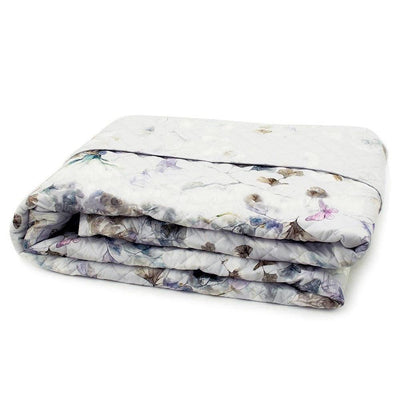 Blumarine Copriletto Trapuntato Matrimoniale Magnolia Cipria S280 - Passarelli Biancheria