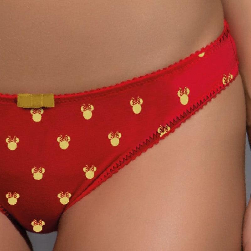 Admas Slip da Donna Minnie Gold Red 41424 S90 - Passarelli Biancheria