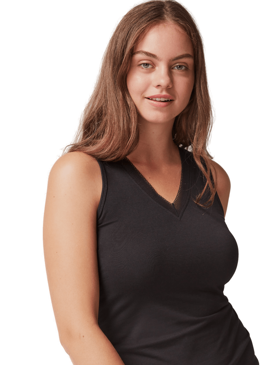 Gisela Canotta Termica Invernale da Donna con scollo a V 1/0146 S14 - Passarelli Biancheria