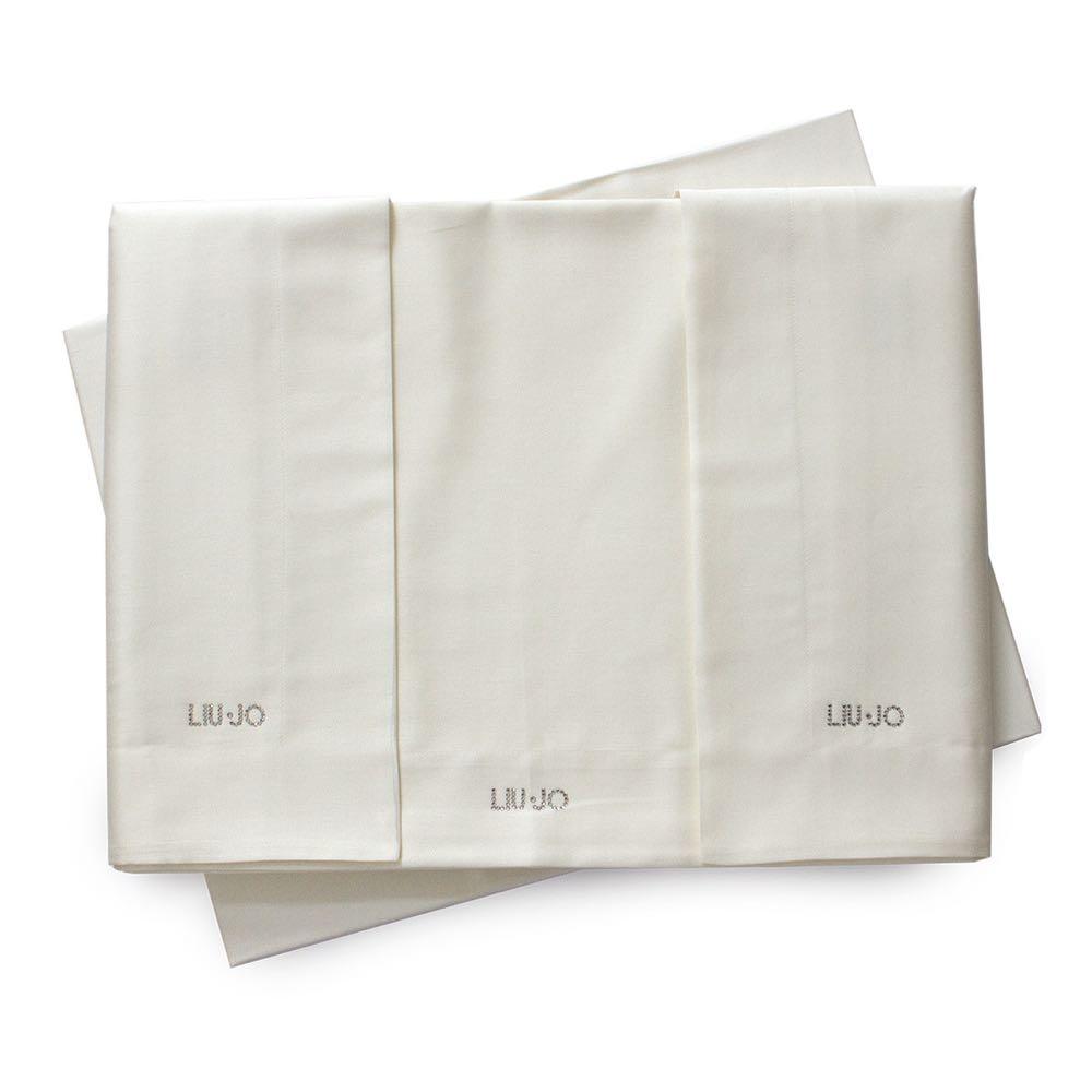 Liu Jo Completo Lenzuola Matrimoniale in Raso di Cotone Ninfea LL689B S185 - Passarelli Biancheria