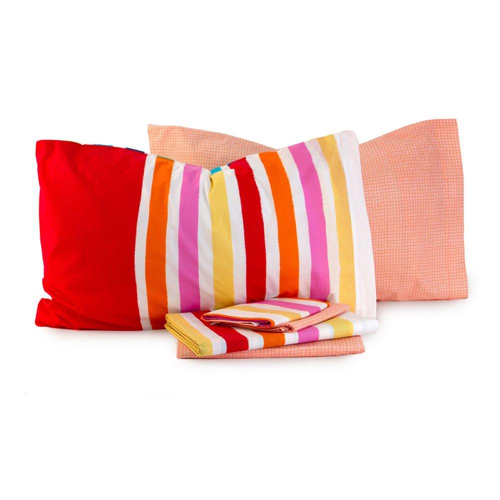 Bassetti Completo lenzuola Piazza e Mezza Roll Up con Doppie Federe D42 - Passarelli Biancheria