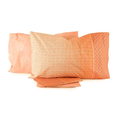 Zucchi Completo Lenzuola Matrimoniale in Percalle con Doppie Federe TIE D60 - Passarelli Biancheria