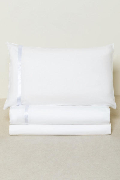 Neith Completo Letto Perlier Matrimoniale In Puro Cotone B118 - Passarelli Biancheria