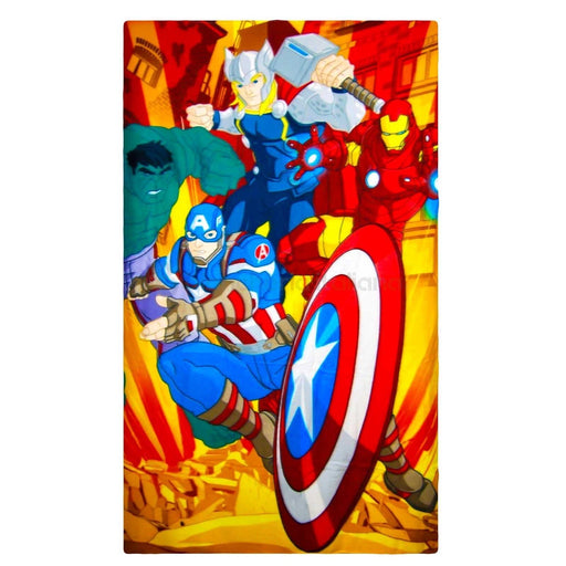 Marvel Coperta Plaid in morbido e caldo Pile The Avengers 100x150 S70 - Passarelli Biancheria