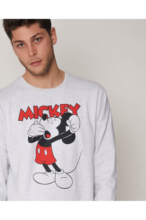 Mickey Mouse Pigiama Invernale in Caldo Cotone da Uomo 55430 S33