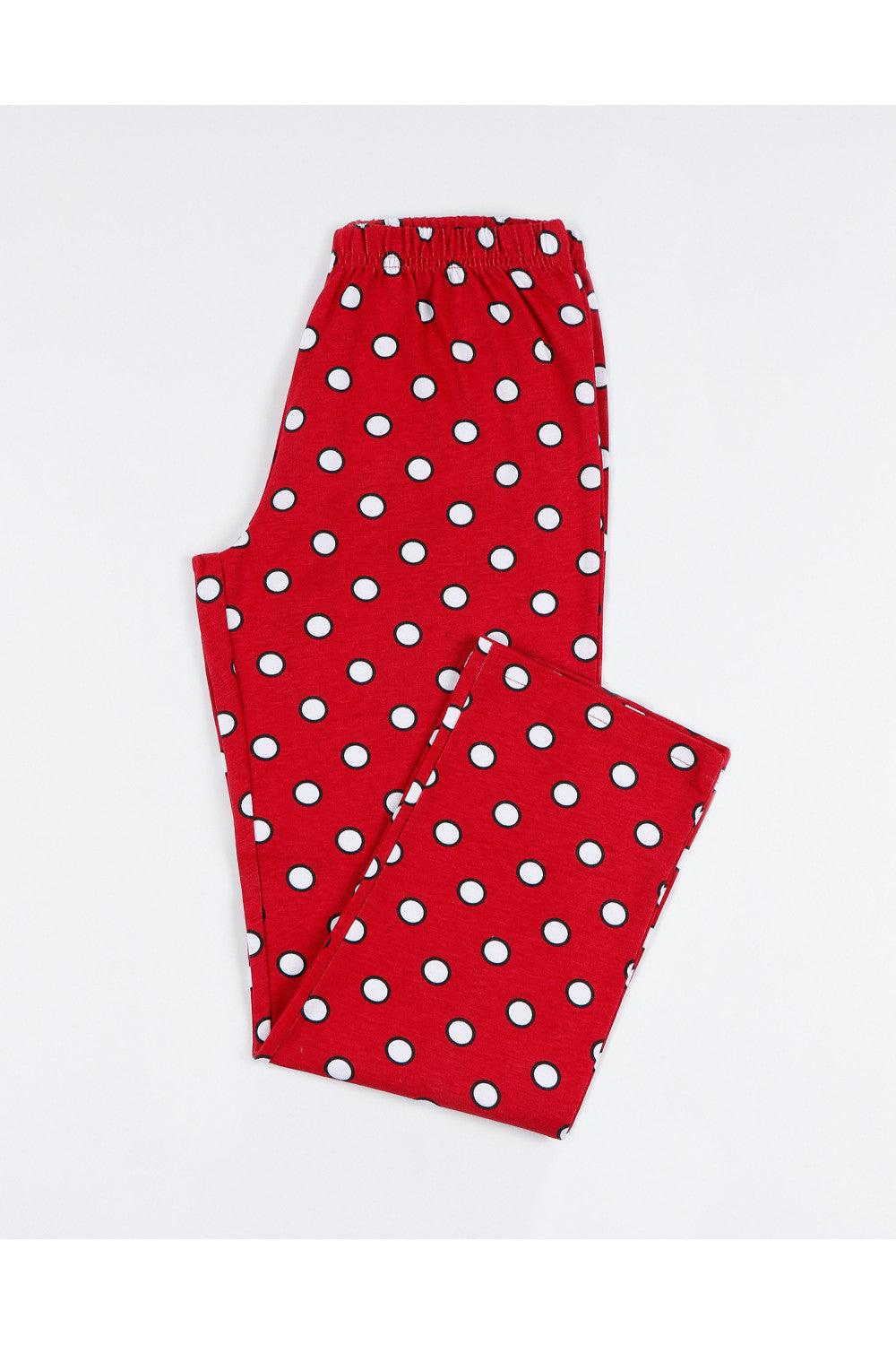 Minnie Pigiama Invernale in Caldo Cotone da Donna 55086 D31 - Passarelli Biancheria