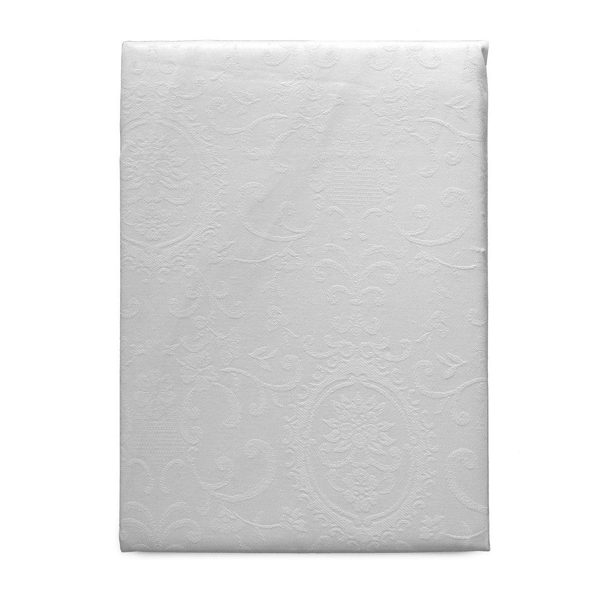 Fodera Coprimaterasso in Cotone Damasco con cerniera - Varie Dimensioni - Passarelli Biancheria