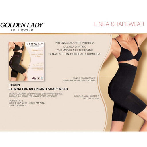 Golden Lady Guaina Pantaloncino Vita Alta Shape O040IN S16 - Passarelli Biancheria
