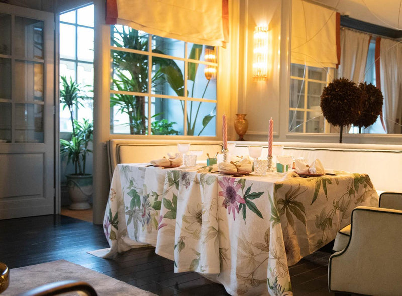 Toscana Telerie Tovaglia da Tavola in 100% Puro lino Granadilla - Varie Dimensioni - Passarelli Biancheria