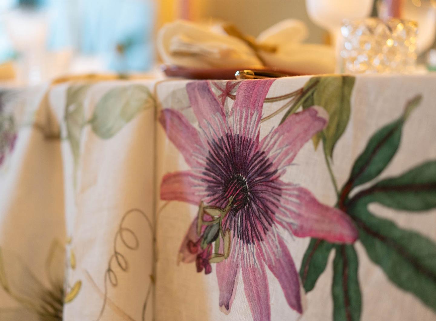 Toscana Telerie Tovaglia da Tavola in 100% Puro lino Granadilla - Varie Dimensioni - Passarelli Biancheria