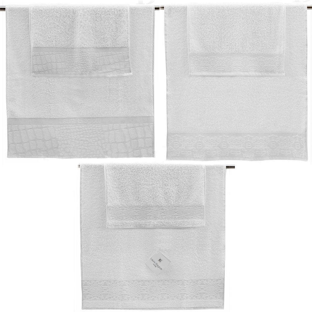 Laura Biagiotti Set 3+3 Asciugamani Alisia D36 - Passarelli Biancheria