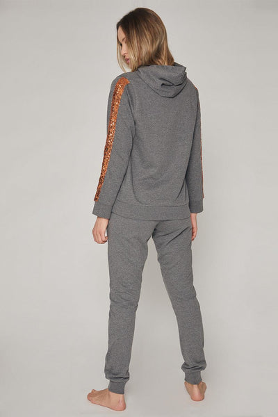 Lois Pigiama | Tuta Casa Invernale con Cappuccio da Donna 55374 S33 - Passarelli Biancheria