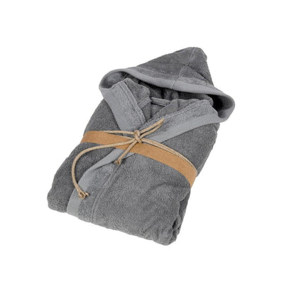 Fazzini Accappatoio Unisex con Cappuccio in Spugna di Puro Cotone Losanghe S58 - Passarelli Biancheria
